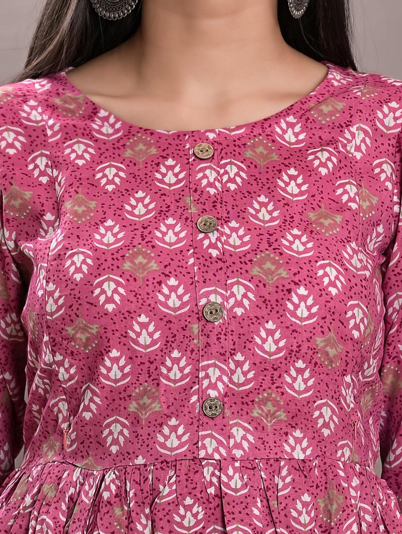 round neck printed top and trouser set - 20071230 - Standard Image - 6