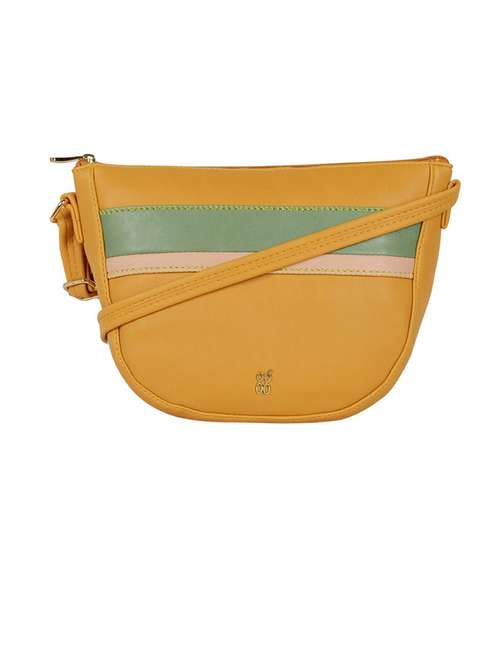 yellow pvc sling bag - 20077034 - Very Small Image - 1