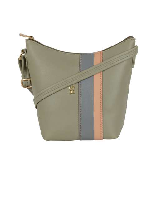 green pvc sling bag - 20077082 - Very Small Image - 1