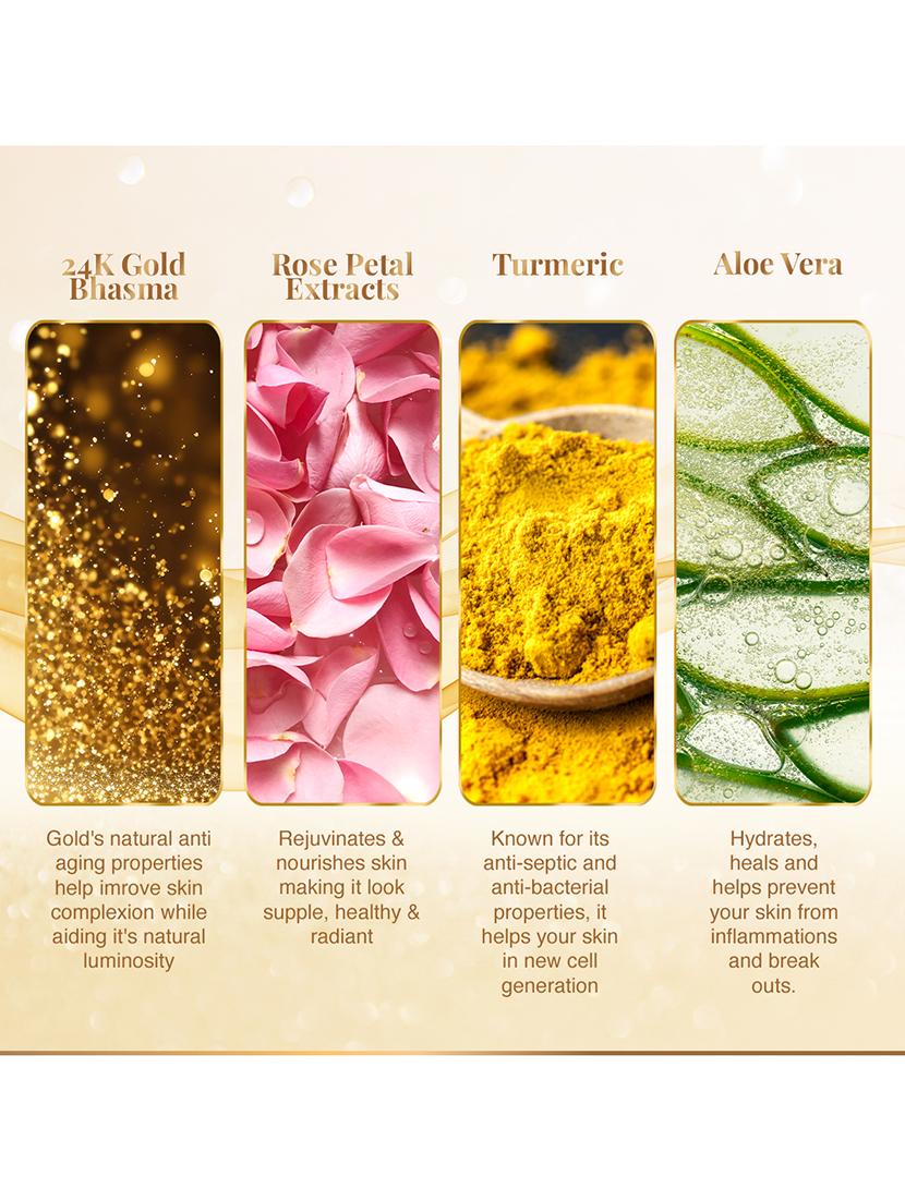 vlcc gold facial kit for luminous & radiant complexion - 60 g -parlour glow - 20085531 - Standard Image - 6