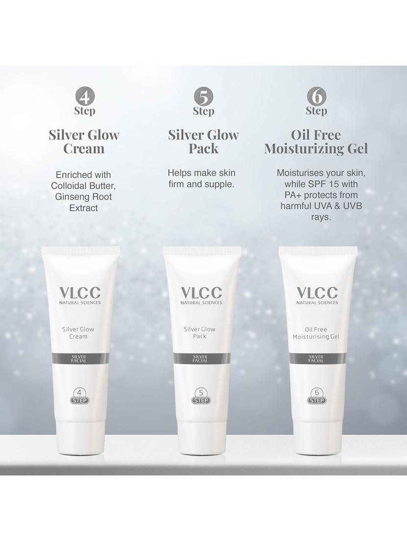vlcc silver facial kit - 60 g - for skin purifying facial with silver - 20085549 - Zoom Image - 5