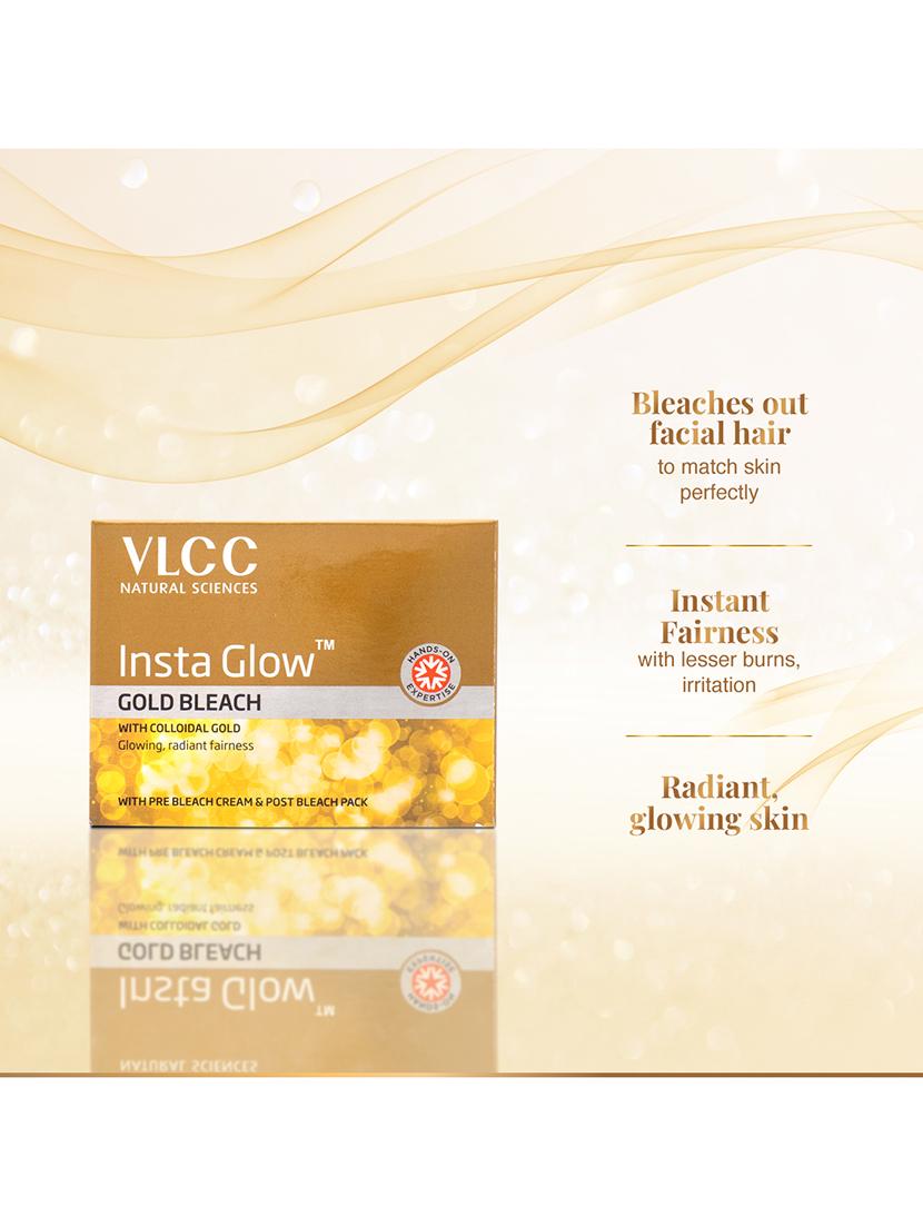 vlcc insta glow gold bleach - 30 g ( pack of 6 ) - 20088101 - Standard Image - 4