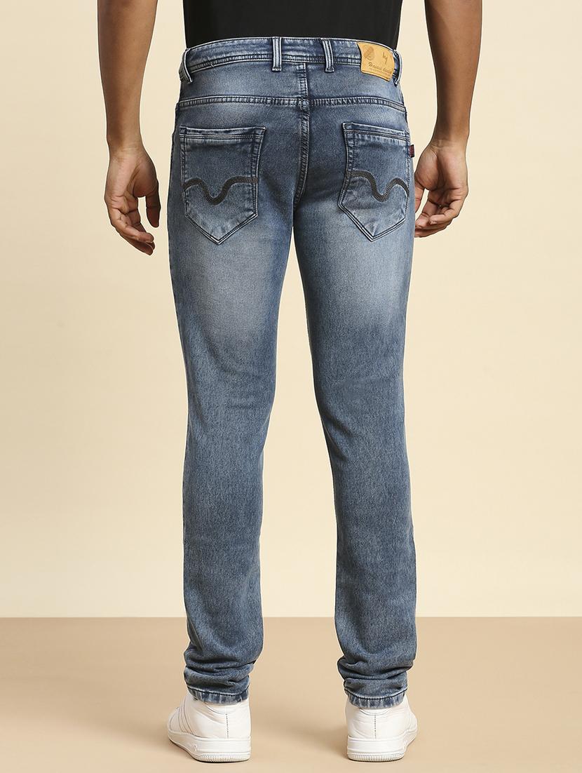 mens skinny fit plain jeans - 20099569 - Standard Image - 3