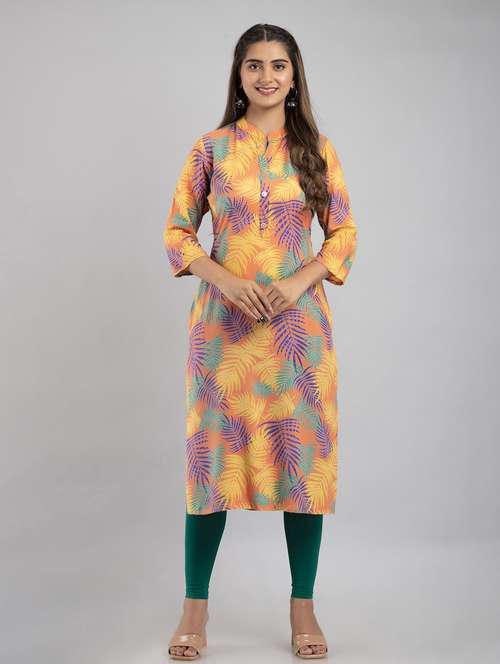 women's straight kurta - 20129165 - Very Small Image - 1