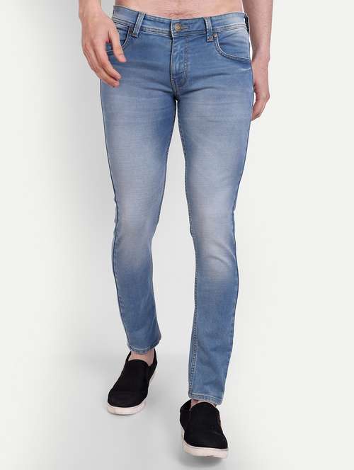 mens slim fit plain jeans - 20131450 - Very Small Image - 1