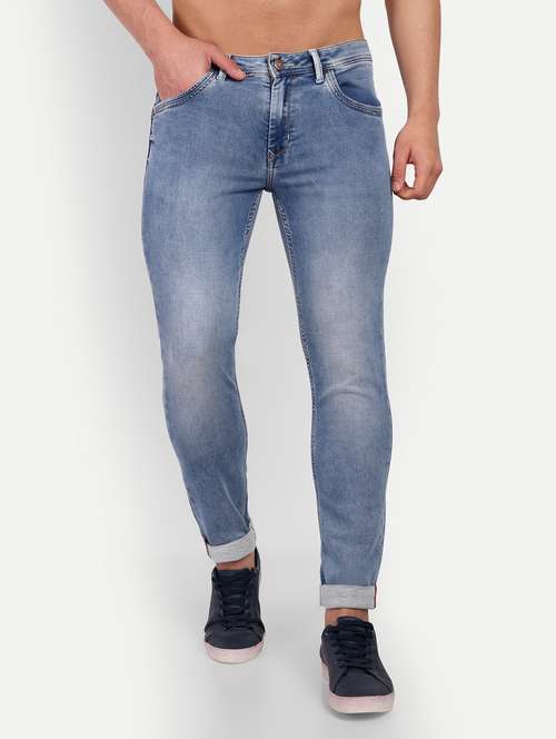 mens skinny fit plain jeans - 20131541 - Very Small Image - 1
