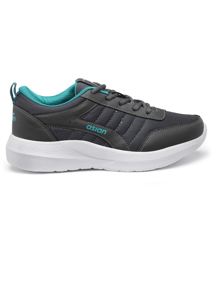 grey lace up sport shoes - 20135463 - Standard Image - 2