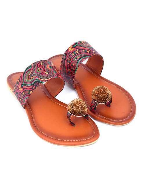 multi colored synthetic slip on sandals - 20151224 - Very Small Image - 1