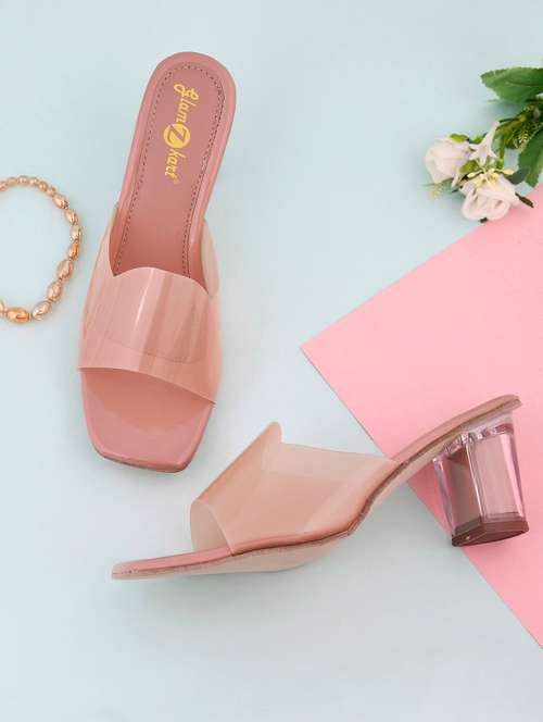 women slip on block heel sandal - 20160235 - Very Small Image - 1