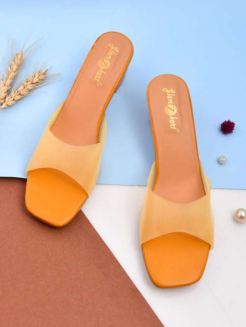 women slip on block heel sandal - 20160246 - Very Small Image - 1