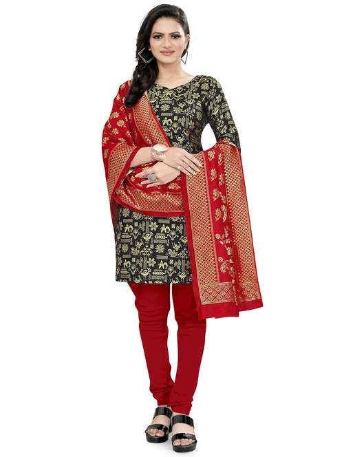 self design unstitched suit set  - 20196452 - Very Small Image - 1