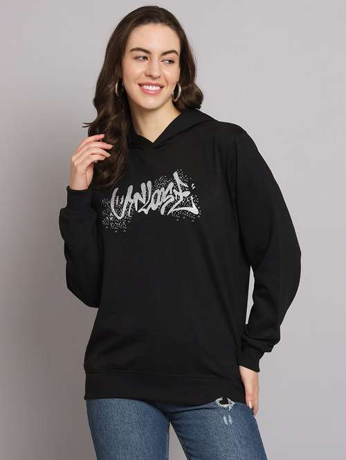 women's chest print sweatshirt - 20207714 - Very Small Image - 1