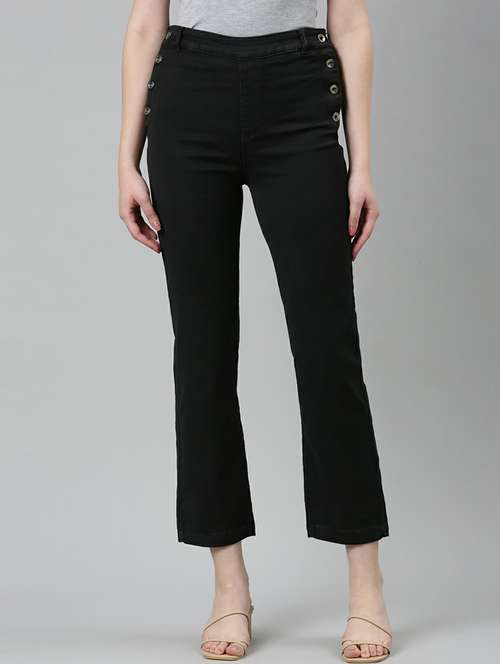 women's plain bootcut jeans - 20249624 - Very Small Image - 1