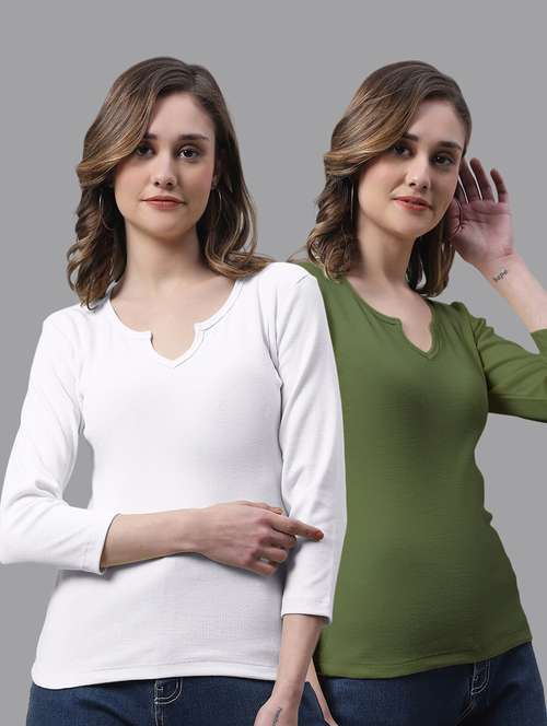 women's tops combo - 20272799 - Very Small Image - 1