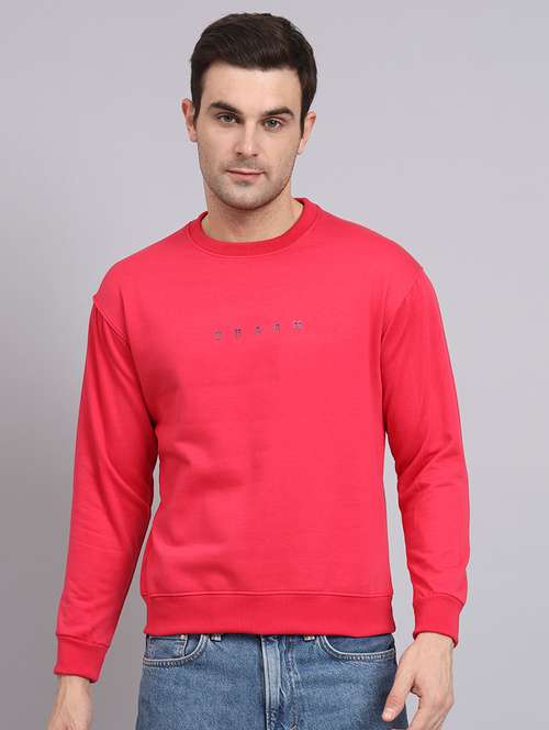 mens chest print sweatshirt - 20284035 - Very Small Image - 1