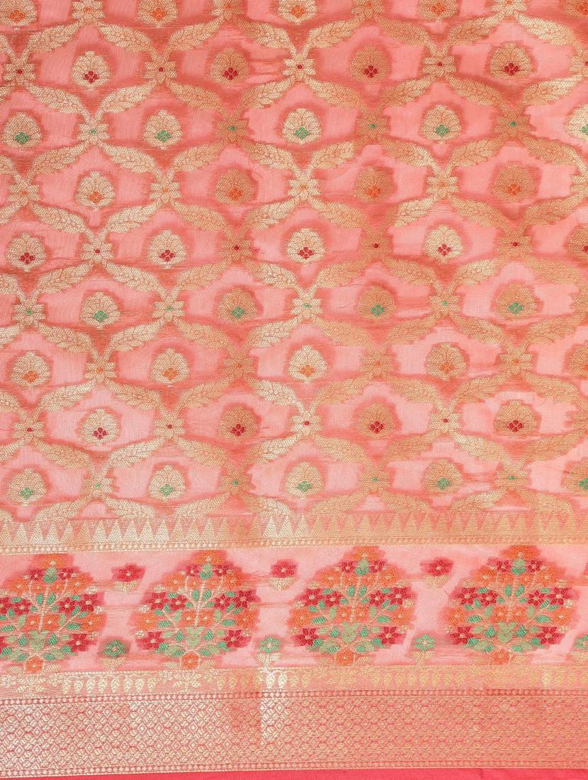 women's banarasi saree with blouse - 20307154 - Standard Image - 5