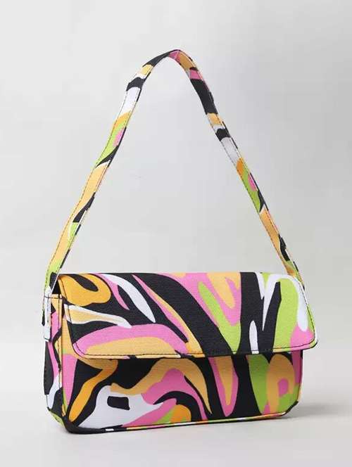 multi colored canvas hobo handbag - 20322551 - Very Small Image - 1