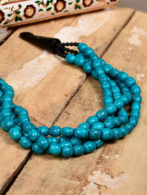 multi colored metal statement necklace - 20331768 - Very Small Image - 1