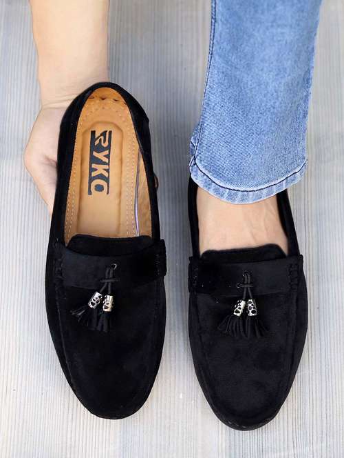 men slip on tassel detailed loafers - 20333426 - Very Small Image - 1