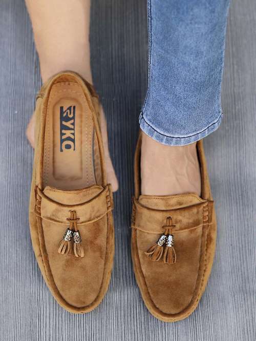 men slip on tassle detailing loafers - 20333427 - Very Small Image - 1