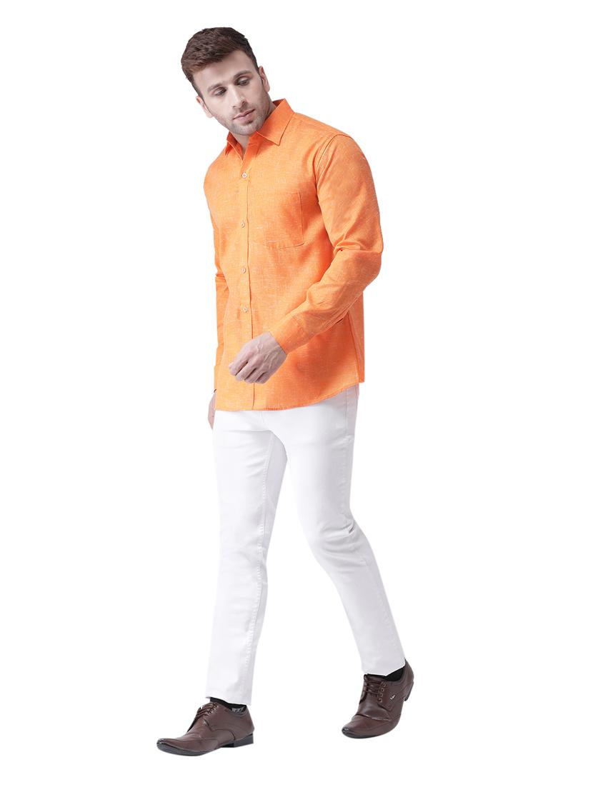 men pack of 2 self designed cotton casual shirt - 20355404 - Zoom Image - 4