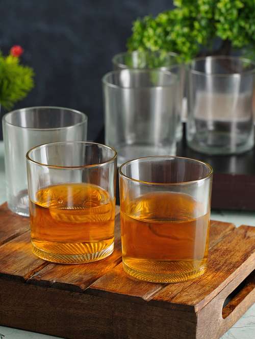 ceradeco transparent set of 6 whisky glass - 20375189 - Very Small Image - 1