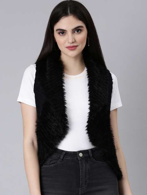 black acrylic shrug - 20381760 - Very Small Image - 1