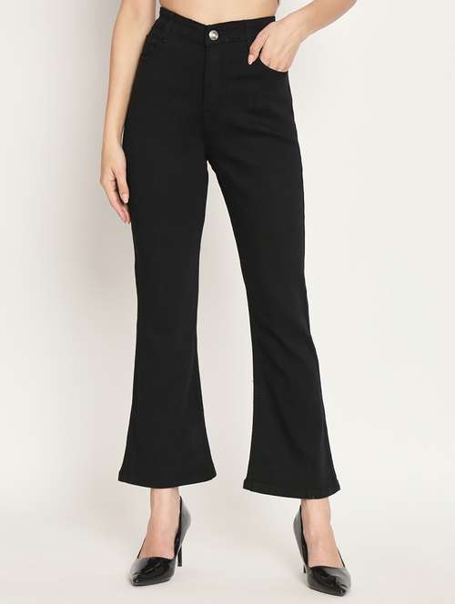 women's plain bootcut jeans - 20386531 - Very Small Image - 1