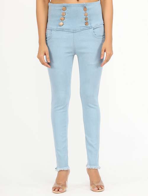 women's plain slim fit jeans - 20386563 - Very Small Image - 1