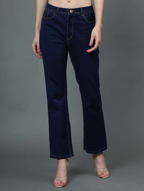 women's plain bootcut fit jeans - 20386580 - Very Small Image - 1