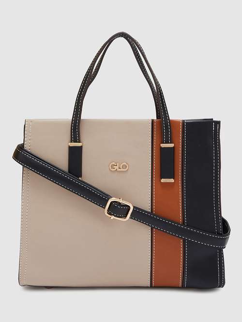 brown leatherette (pu) handbag - 20405817 - Very Small Image - 1