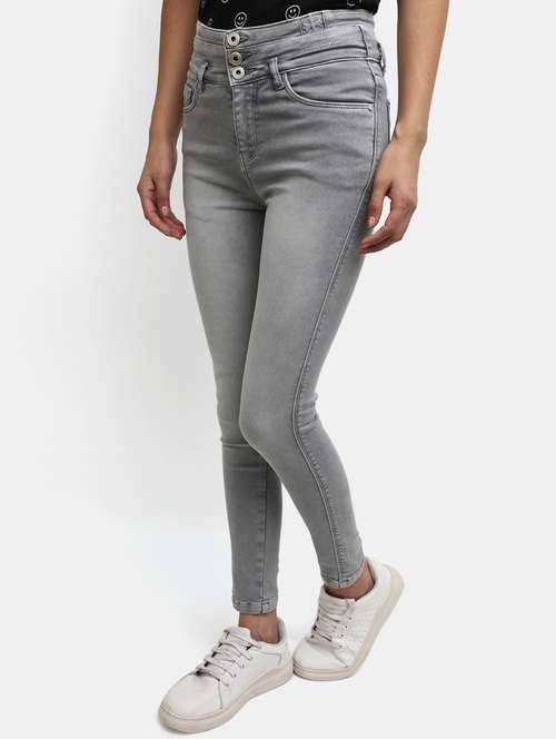 women's plain slim fit jeans - 20420083 - Very Small Image - 1
