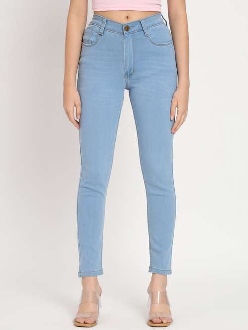 women's plain slim fit jeans - 20484641 - Very Small Image - 1