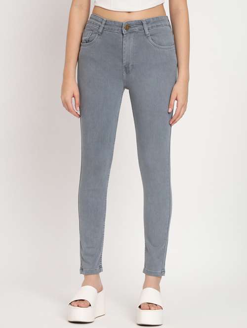 women's plain slim fit jeans - 20484649 - Very Small Image - 1