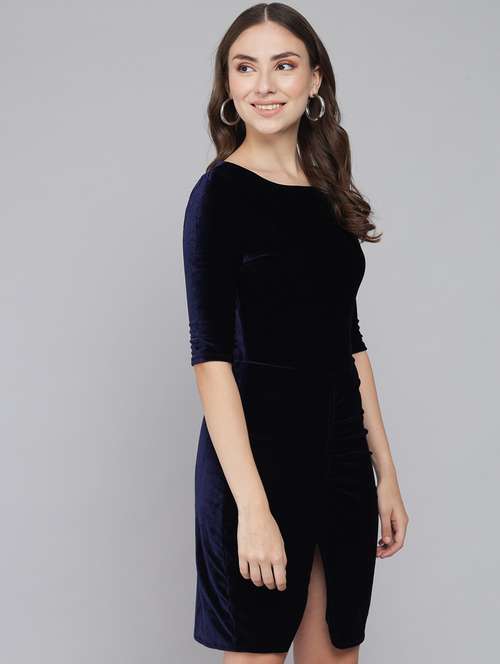 women solid sheath dress - 20497751 - Very Small Image - 1