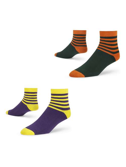 women set of 2 ankle length socks - 20498345 - Very Small Image - 1