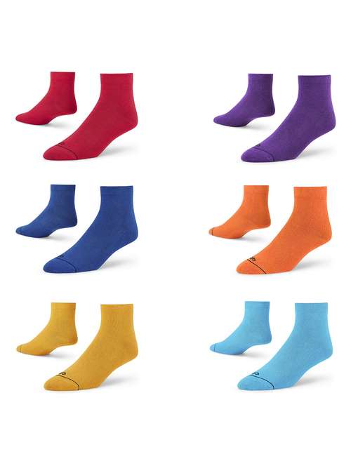 women set of 6 ankle length socks - 20498350 - Very Small Image - 1