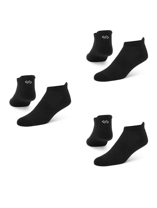 solid ankle length socks combo - 20498622 - Very Small Image - 1