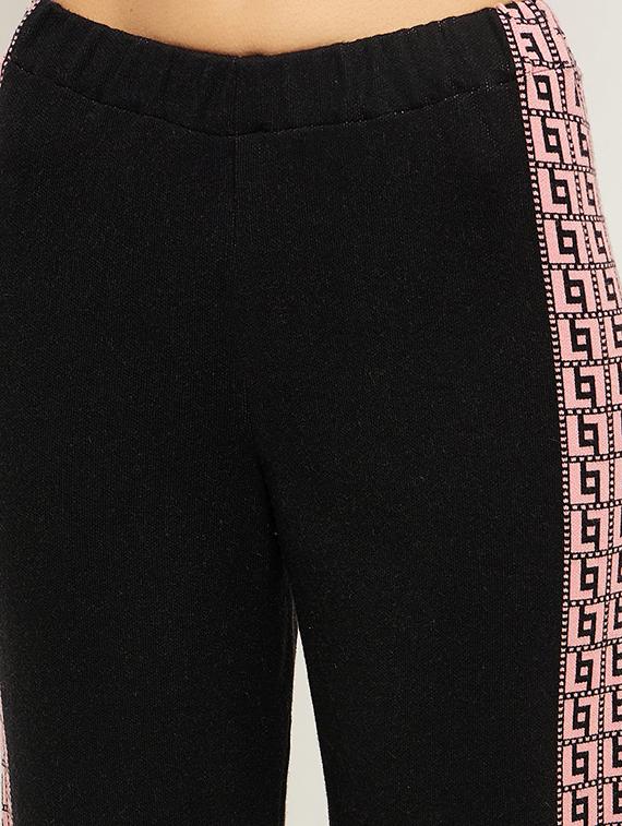 women self design printed buttoned top & trouser coord set - 20511589 - Standard Image - 4