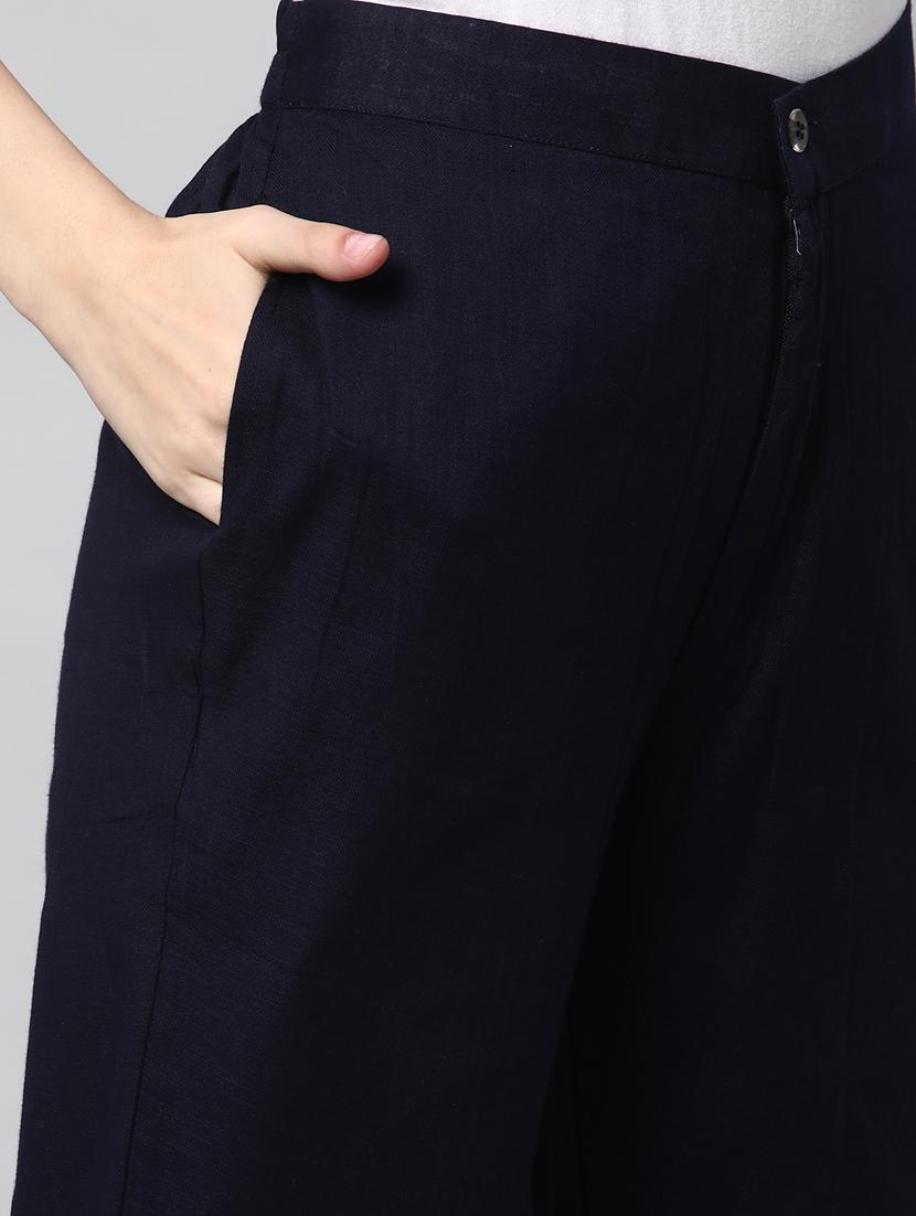 women solid cigarette pant - 20512831 - Standard Image - 5