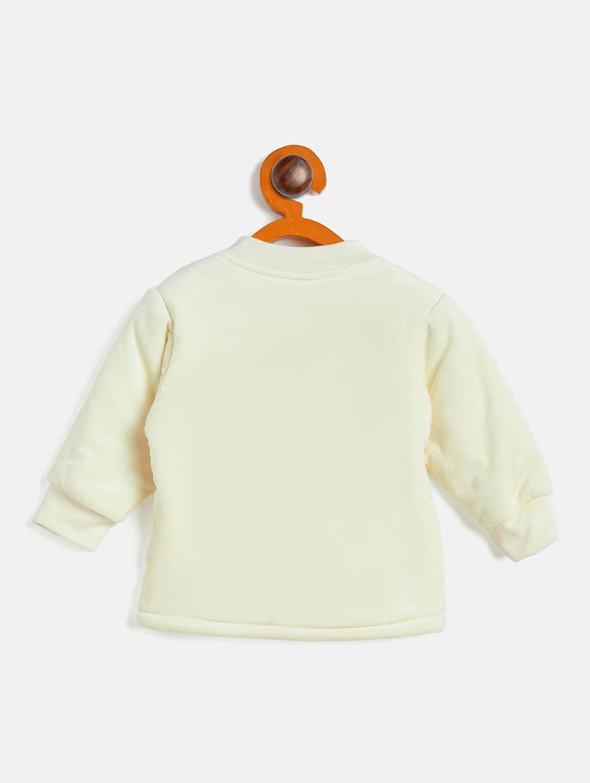 kids light yellow front open sweatshirt & pant - 20541729 - Standard Image - 2