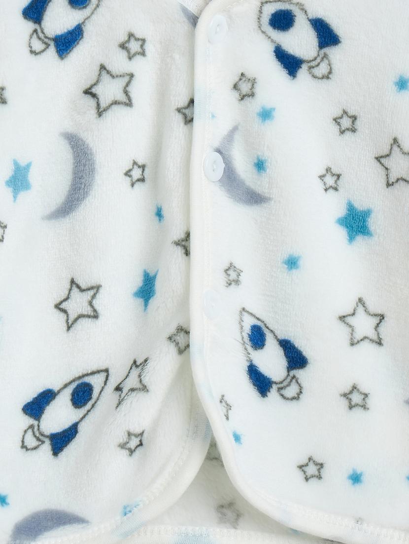 kids white printed jhabla & pant - 20541738 - Zoom Image - 5