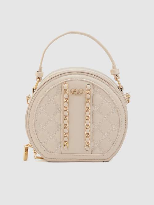 nude leatherette (pu) sling bag - 20546354 - Very Small Image - 1