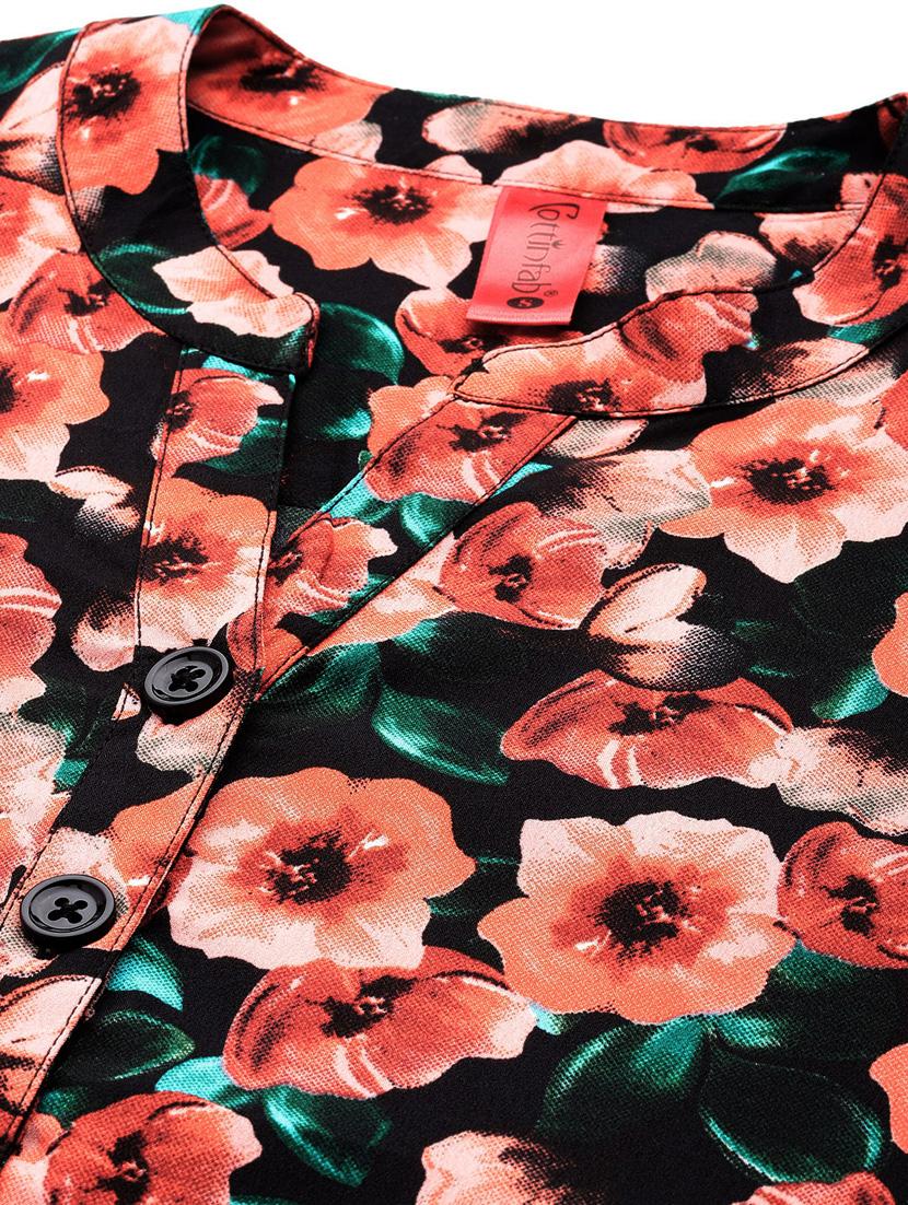 women floral print top and trouser co-ord set - 20556421 - Zoom Image - 3