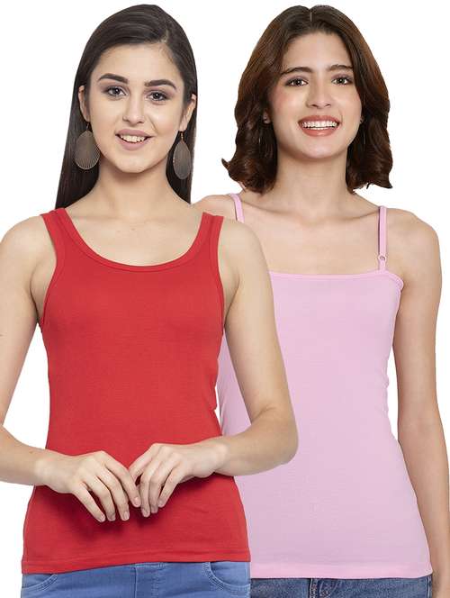 pack of 2 solid camisoles - 20570662 - Very Small Image - 1
