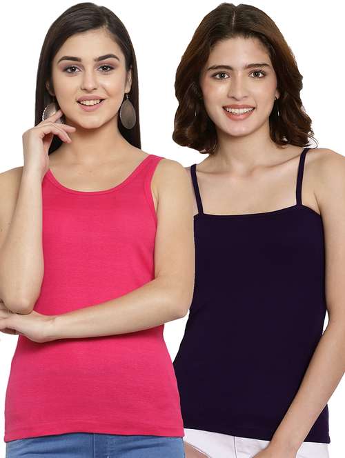 pack of 2 solid camisoles - 20570683 - Very Small Image - 1