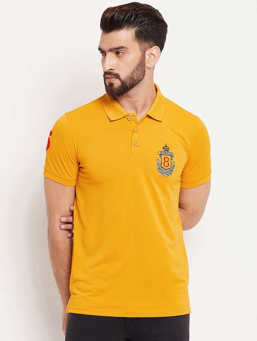 men embroidered detailed polo t-shirt - 20570789 - Very Small Image - 1