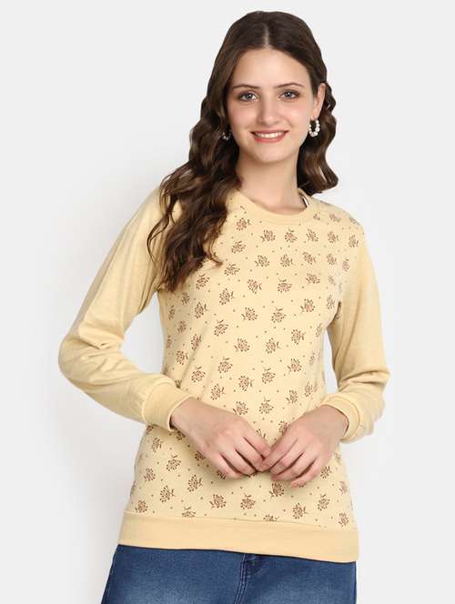 women printed long sleeves pullover - 20594758 - Very Small Image - 1