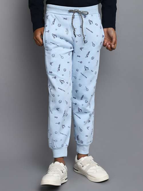 boys purist blue printed trousers - 20595578 - Very Small Image - 1