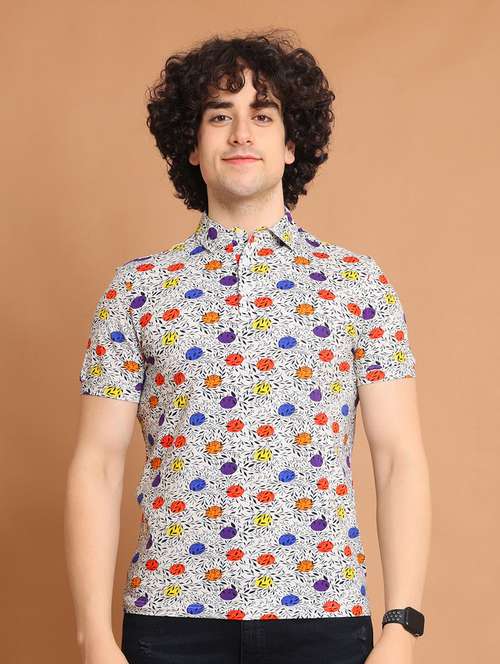 man printed t-shirt - 20601486 - Very Small Image - 1